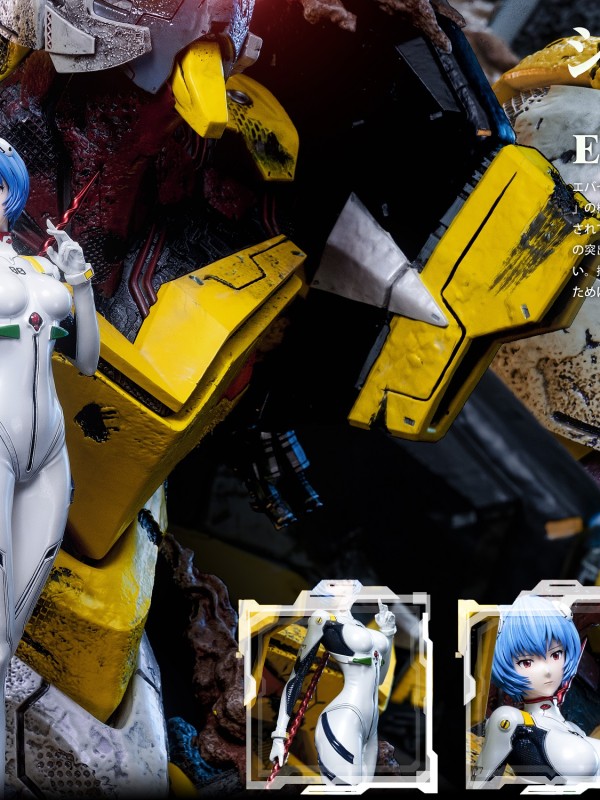Imagination Studio EVA Asuka & Ayanami Rei Hot Sexy 1/6 Statue